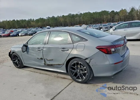 2025 Honda Civic Sport из США, поврежденный, VIN 2HGFE2F55SH603231